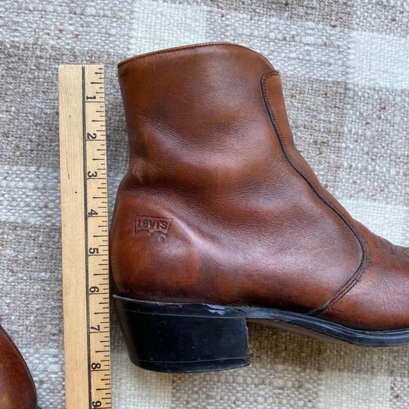 ⚡️SOLD⚡️ Vtg 70s Levi’s Ankle Western Cowboy Boot - Picture 7 of 10